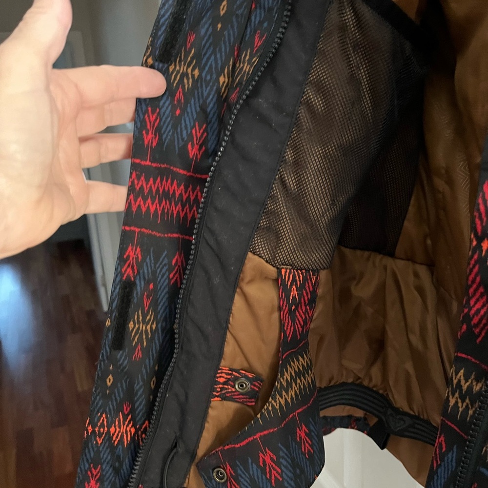 Roxy Multicolor Patterned Ski Jacket - image 6